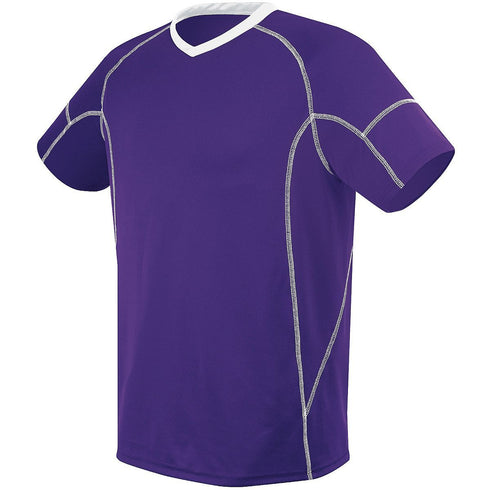 Russell Athletic Youth Kinetic Jersey (322821-C), Color 'Purple/White'
